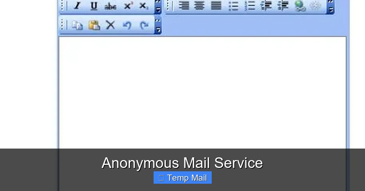 Anonymous Mail Service