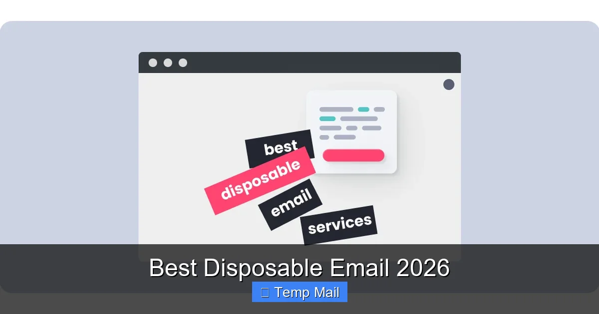 Best Disposable Email 2026