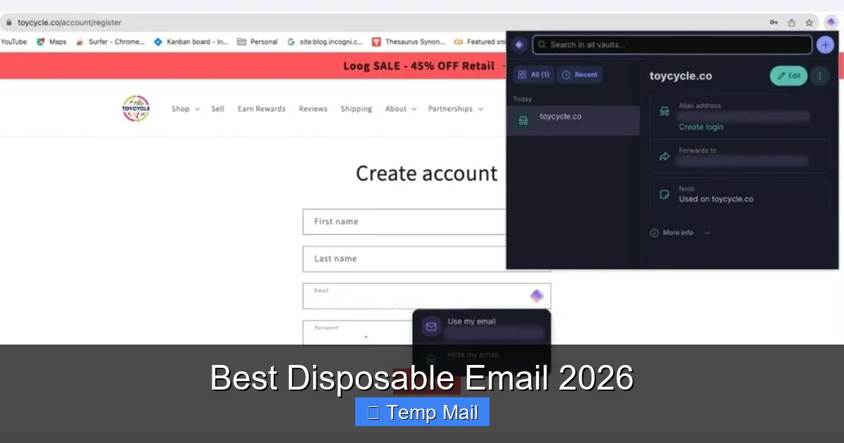 Best Disposable Email 2026
