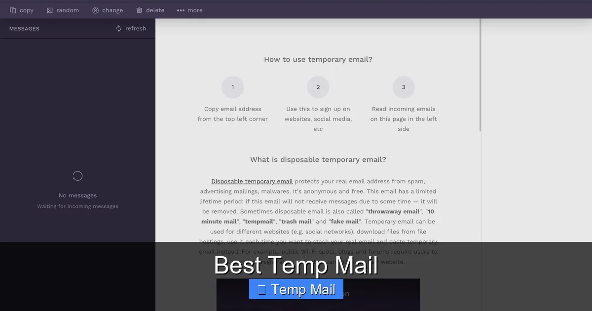 Best Temp Mail