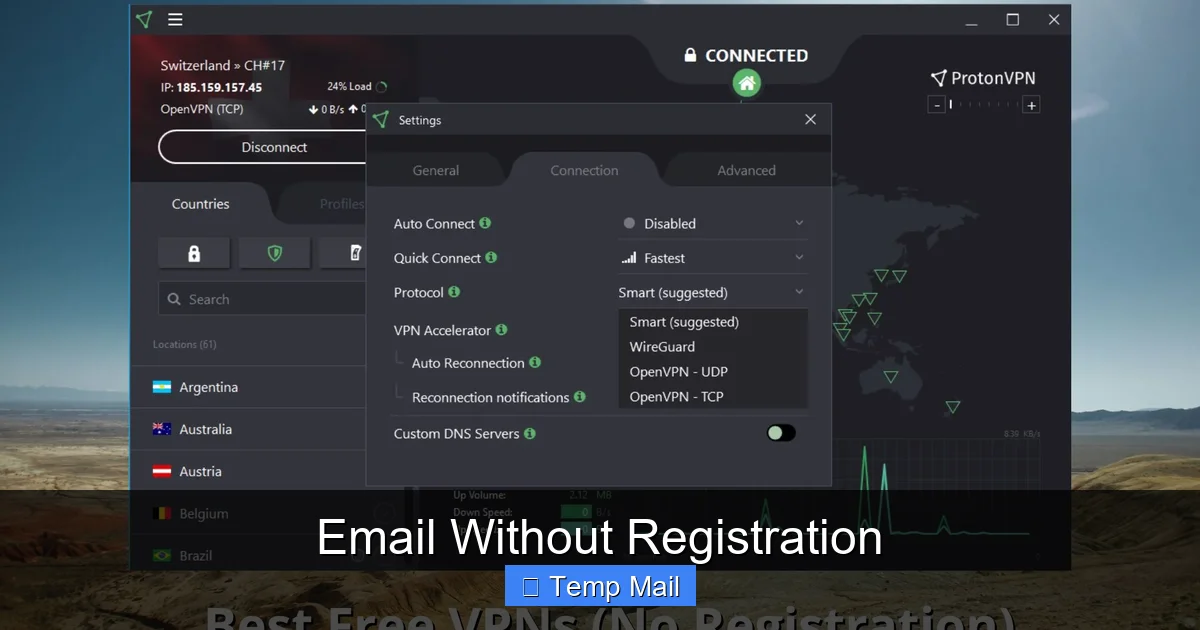 Email Without Registration