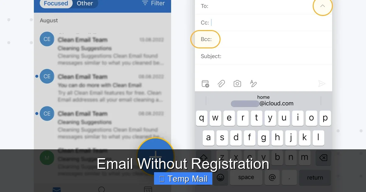 Email Without Registration