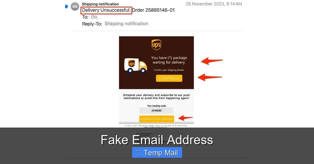 Fake Email Address