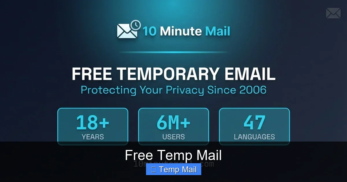 Free Temp Mail