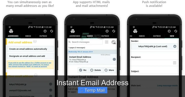 Instant Email Address