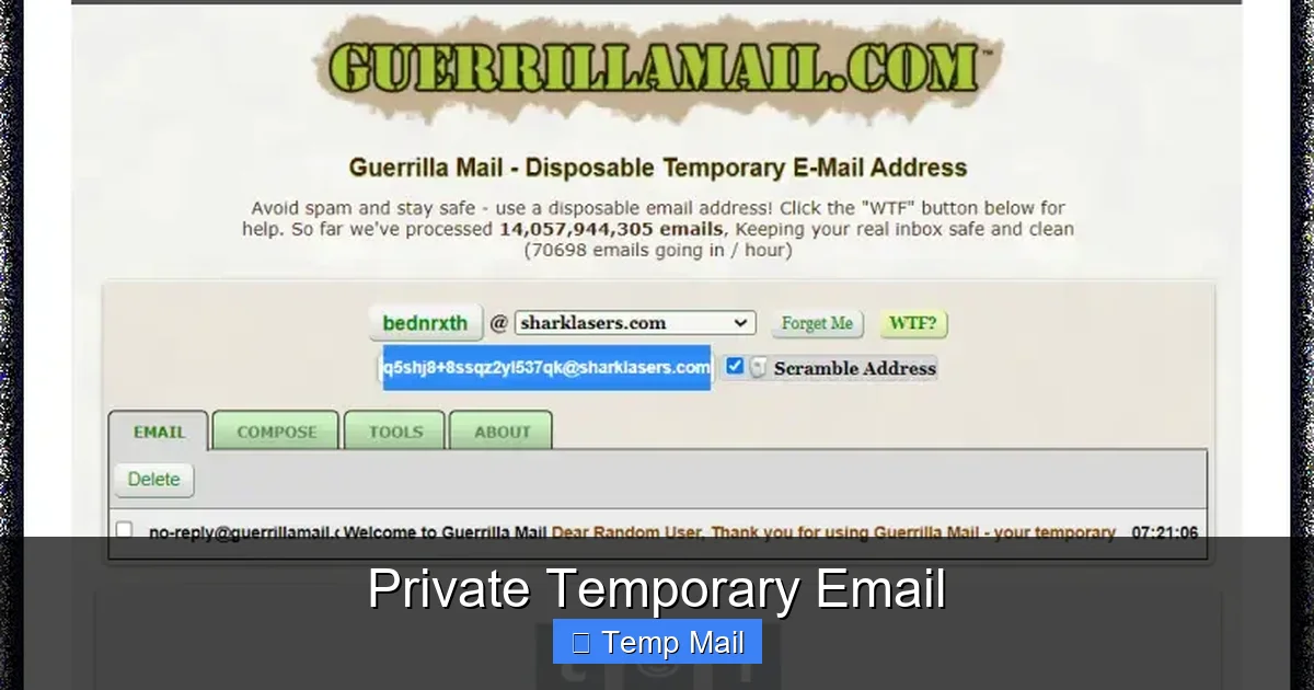 Private Temporary Email
