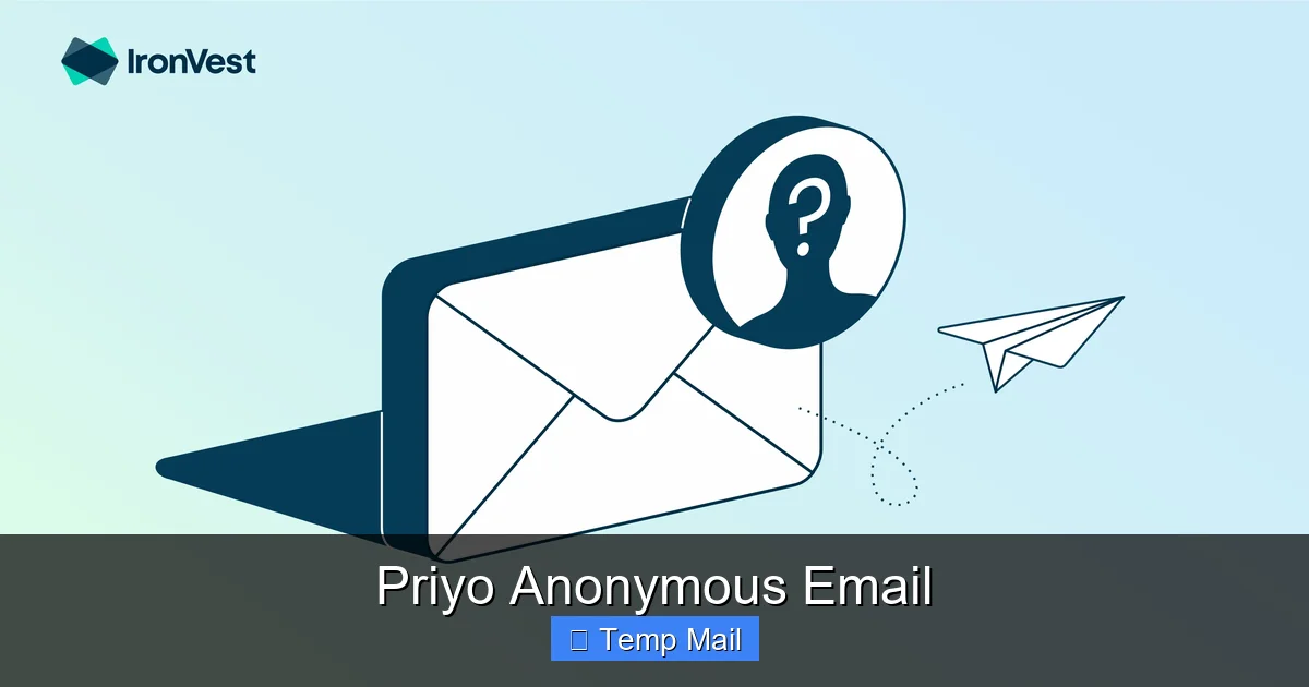 Priyo Anonymous Email