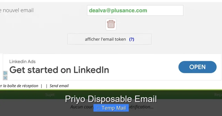 Priyo Disposable Email