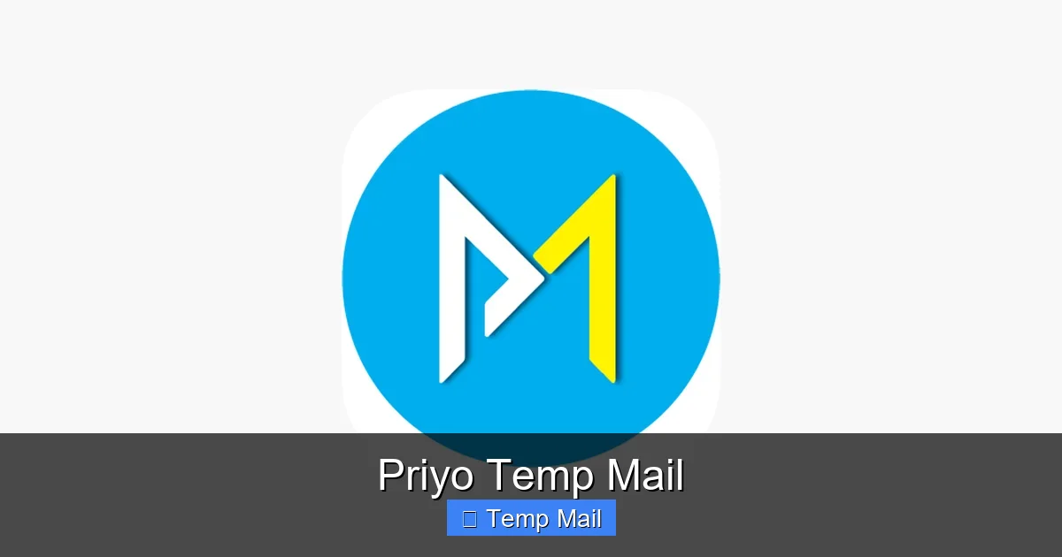 Priyo Temp Mail