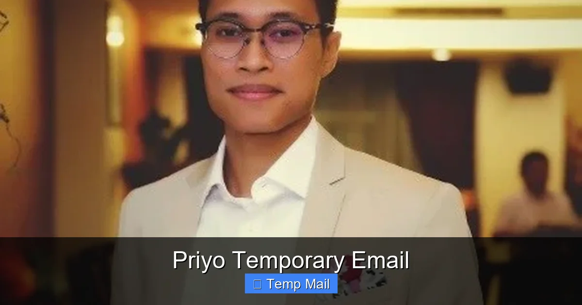 Priyo Temporary Email