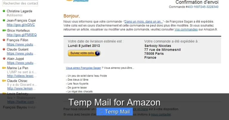 Temp Mail for Amazon
