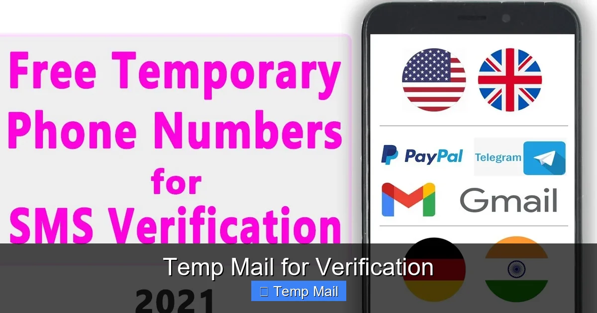 Temp Mail for Verification