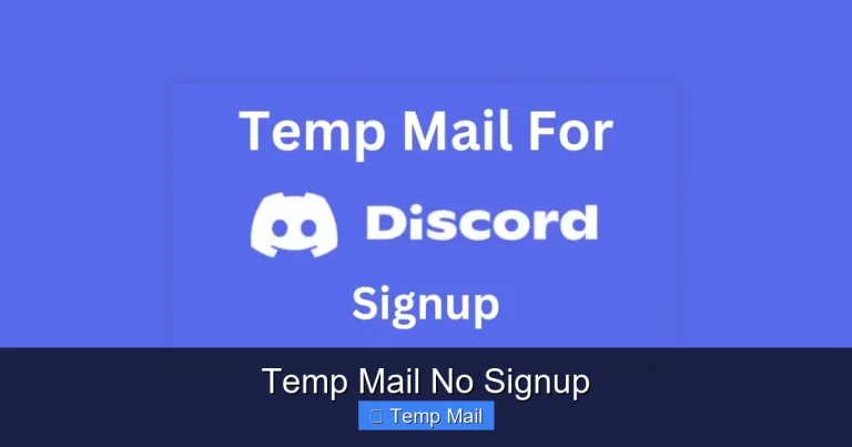 Temp Mail No Signup