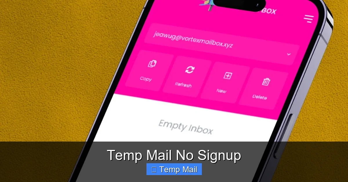 Temp Mail No Signup