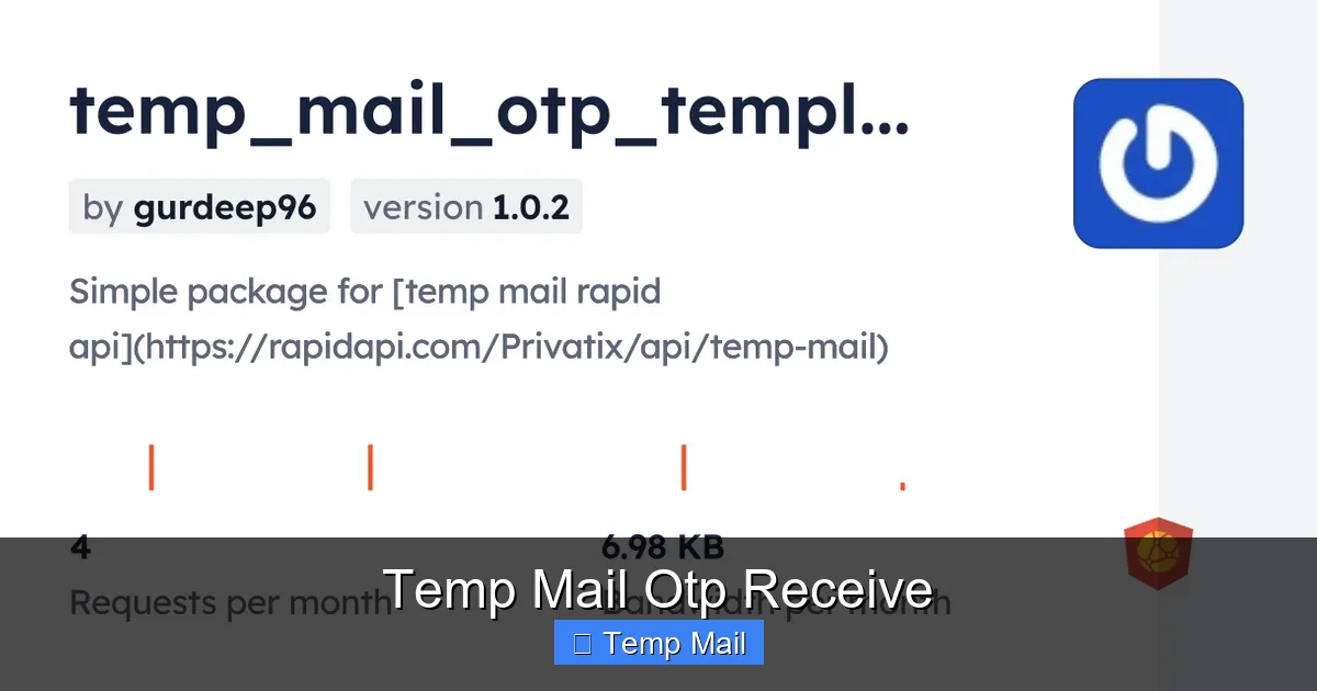 Temp Mail Otp Receive