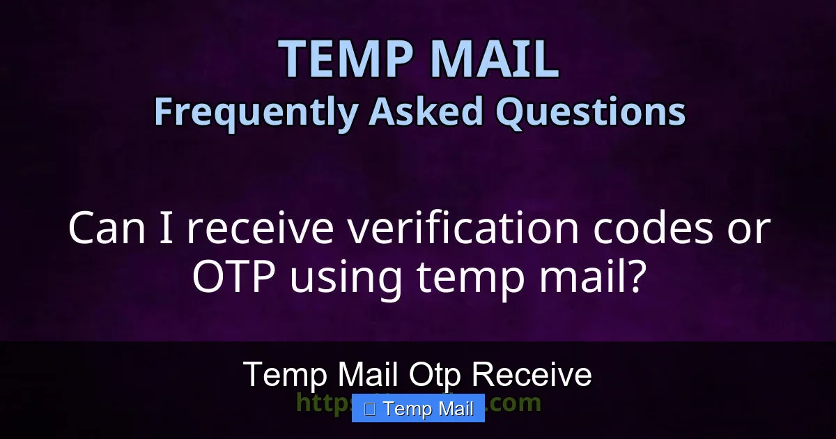 Temp Mail Otp Receive