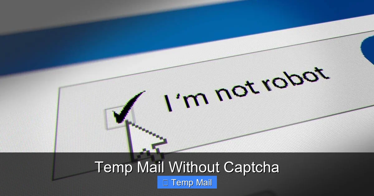 Temp Mail Without Captcha