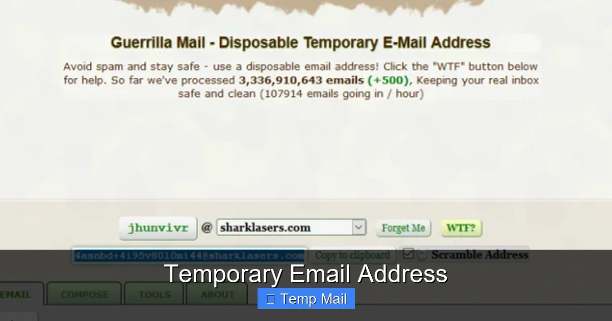 Temporary Email Address