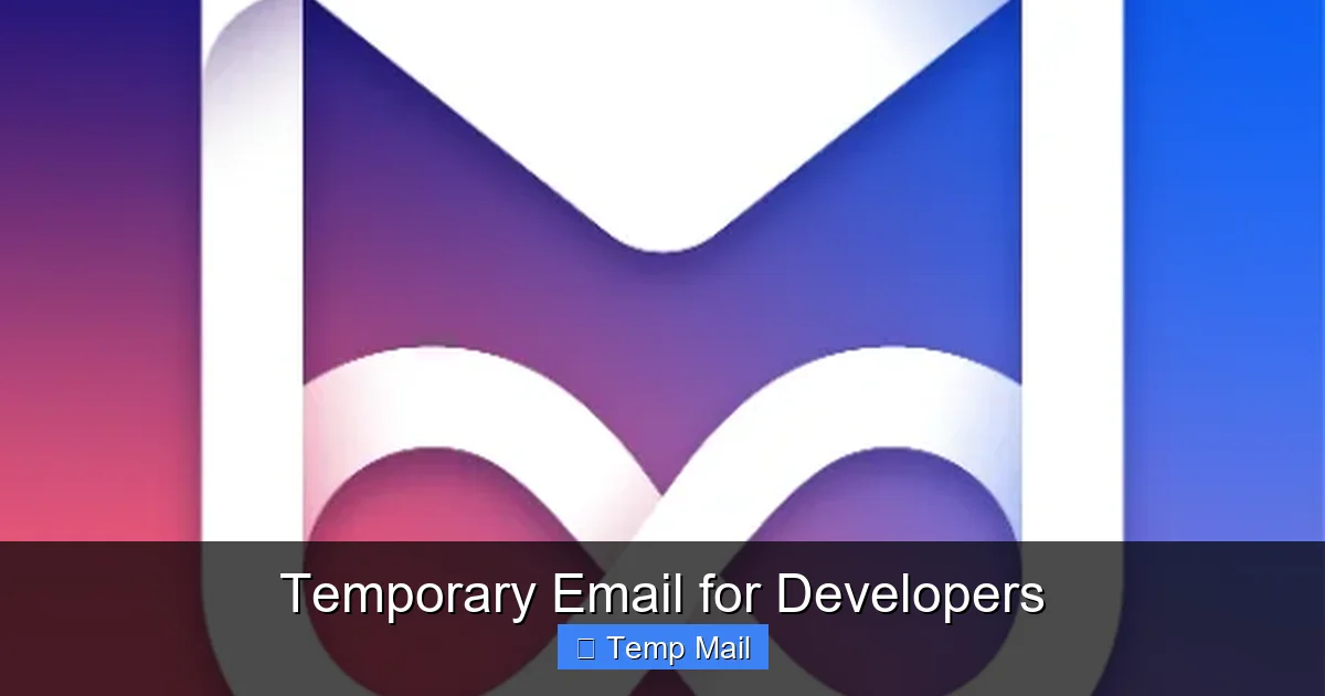 Temporary Email for Developers