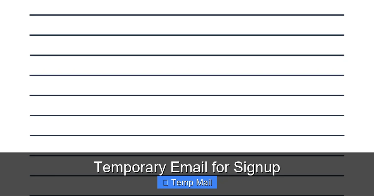 Temporary Email for Signup