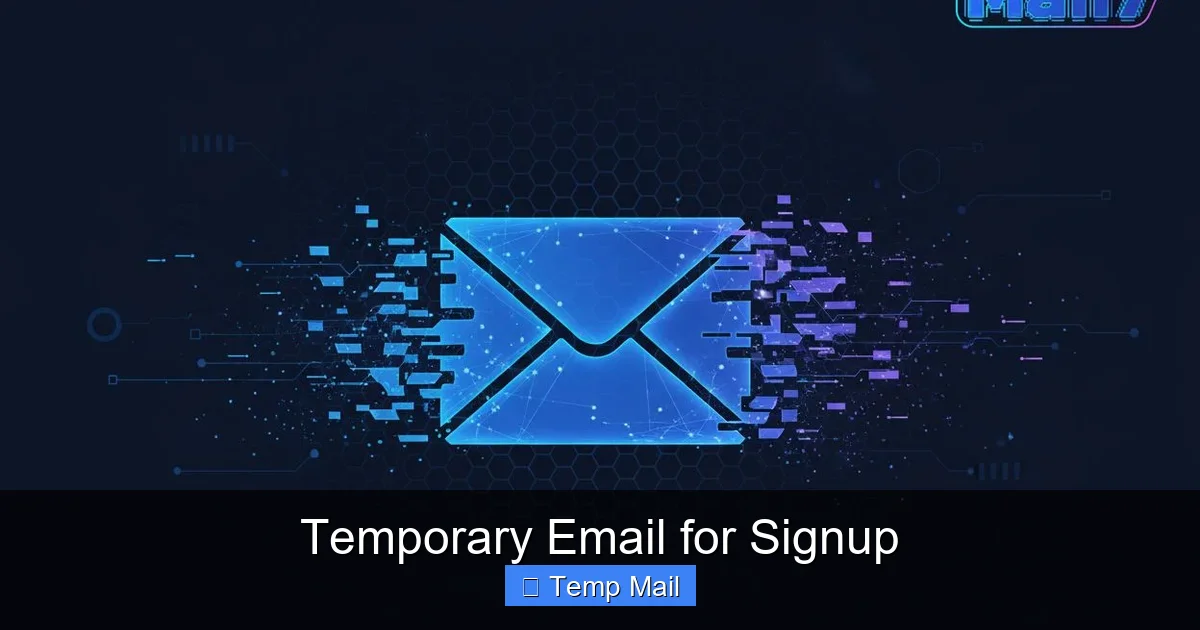Temporary Email for Signup