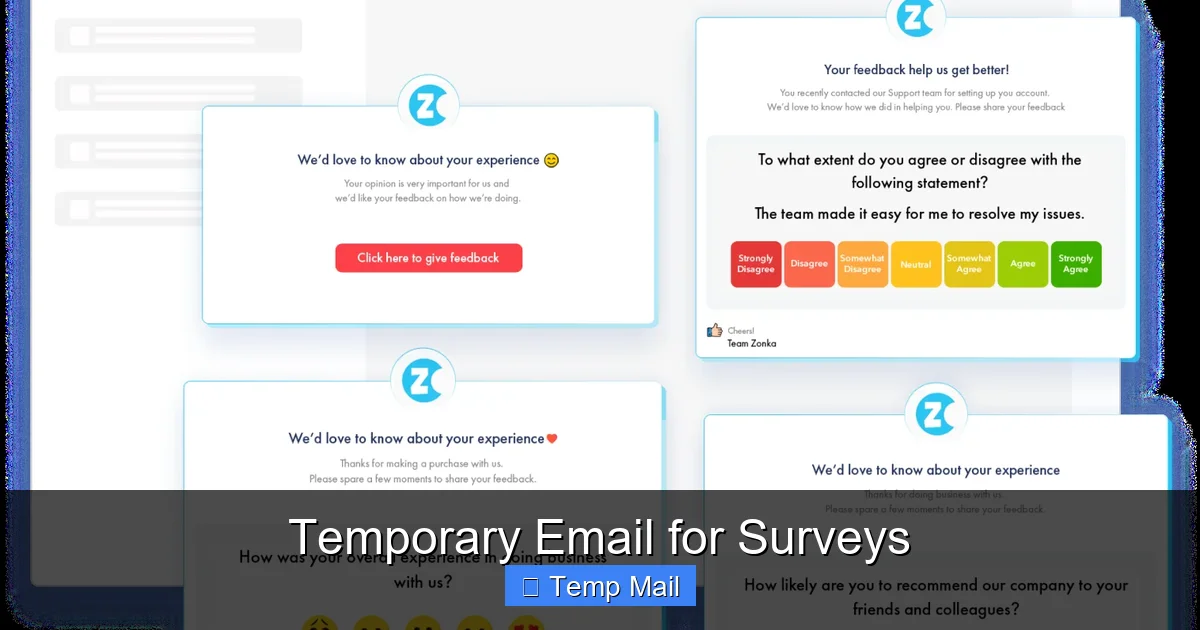 Temporary Email for Surveys