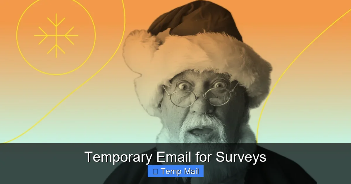 Temporary Email for Surveys