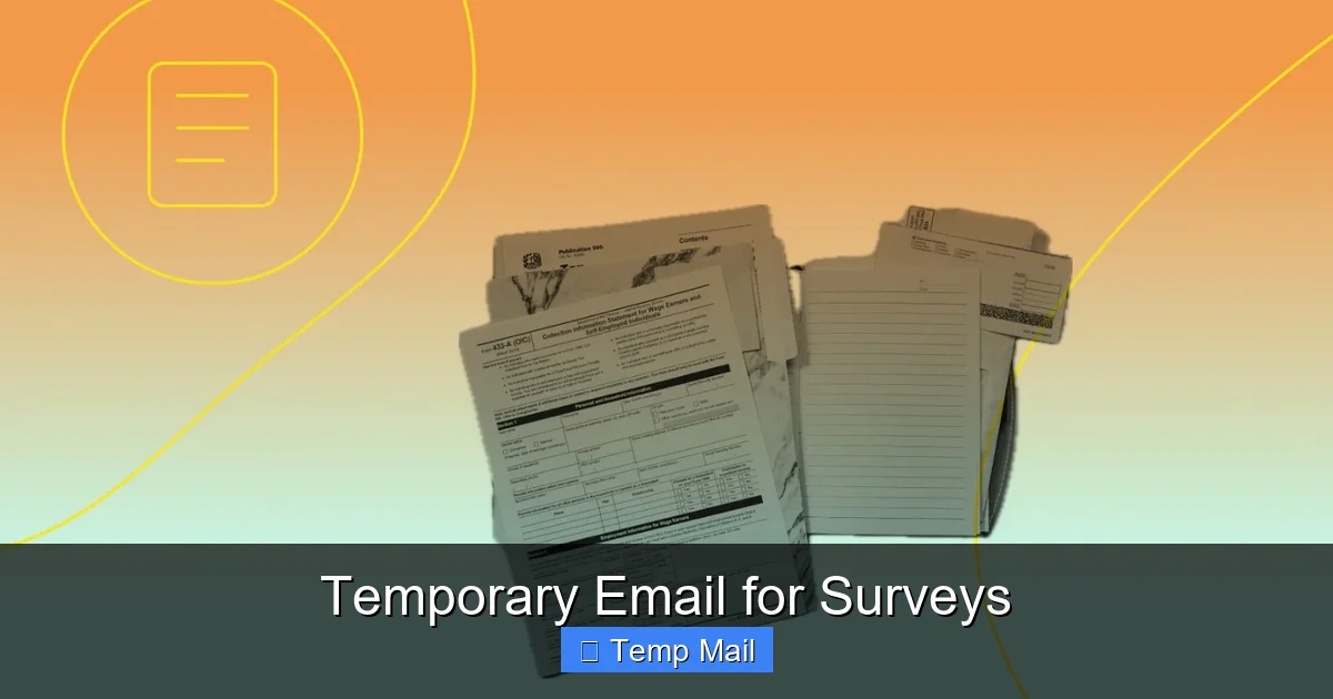 Temporary Email for Surveys