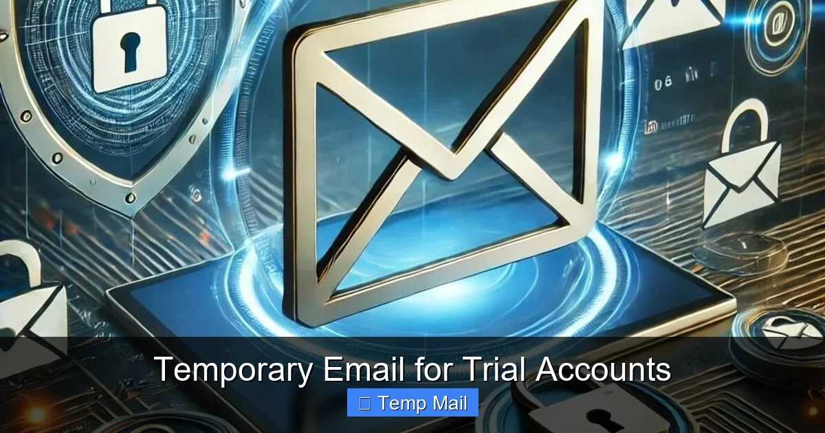 Temporary Email for Trial Accounts