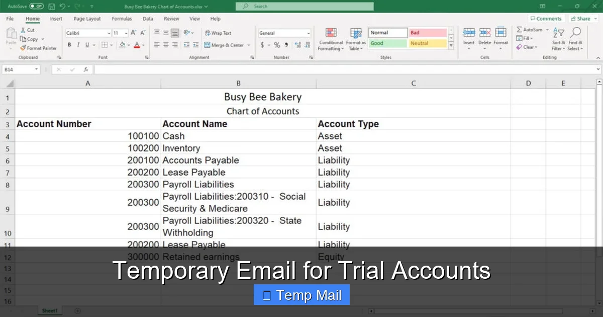 Temporary Email for Trial Accounts