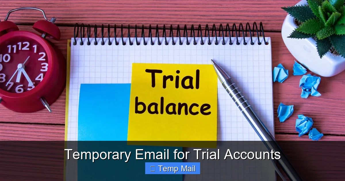 Temporary Email for Trial Accounts
