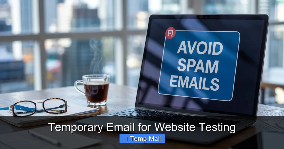 Temporary Email for Website Testing