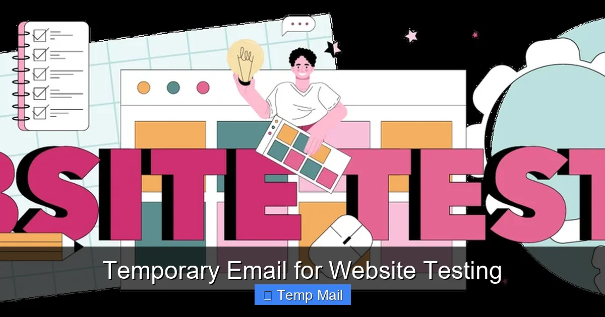 Temporary Email for Website Testing