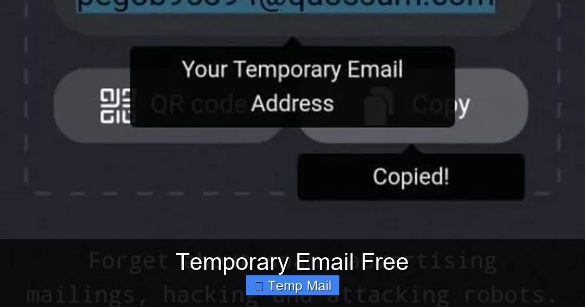 Temporary Email Free