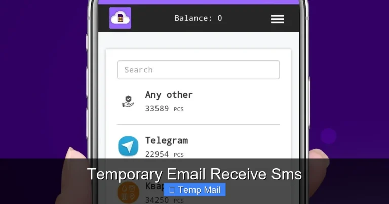 Temporary Email Receive Sms