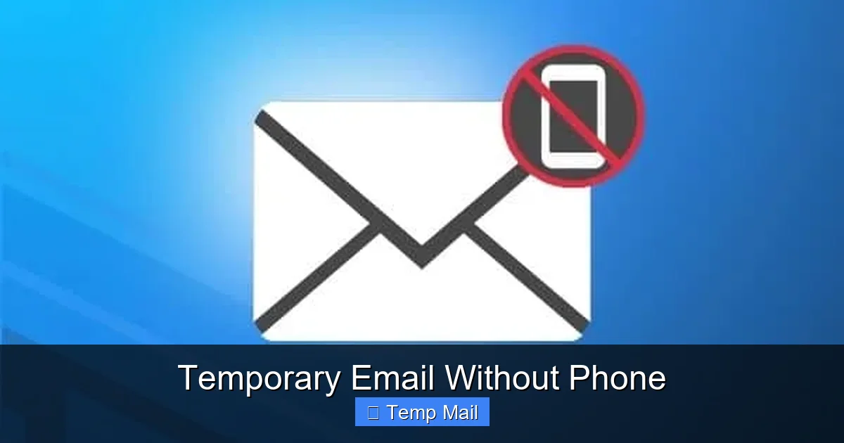Temporary Email Without Phone