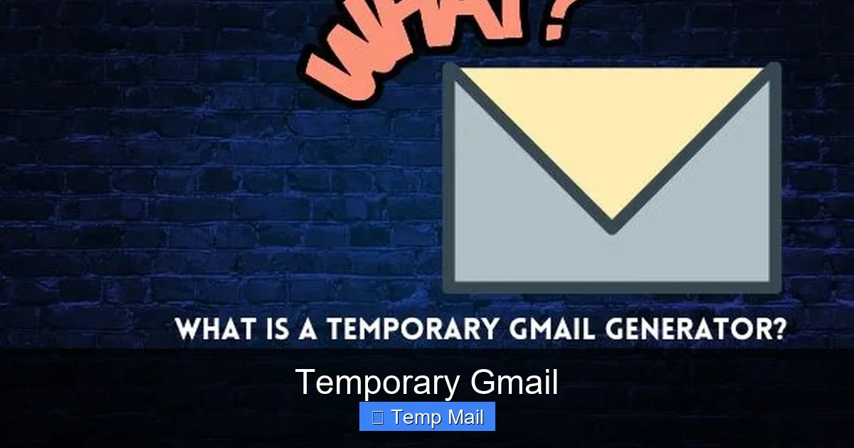 Temporary Gmail
